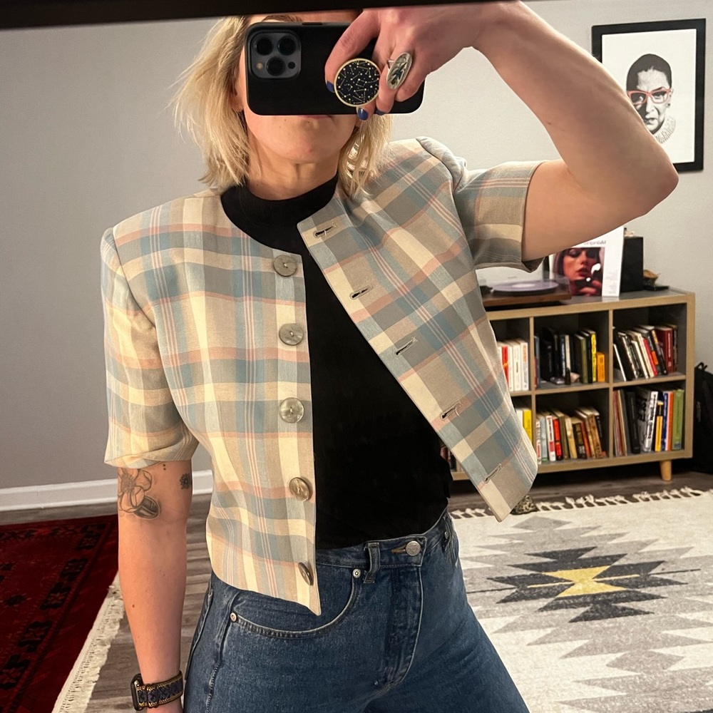 VTG short sleeve blazer